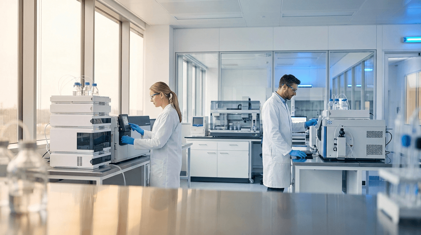 Nanqie Peptide manufacturing laboratory in China