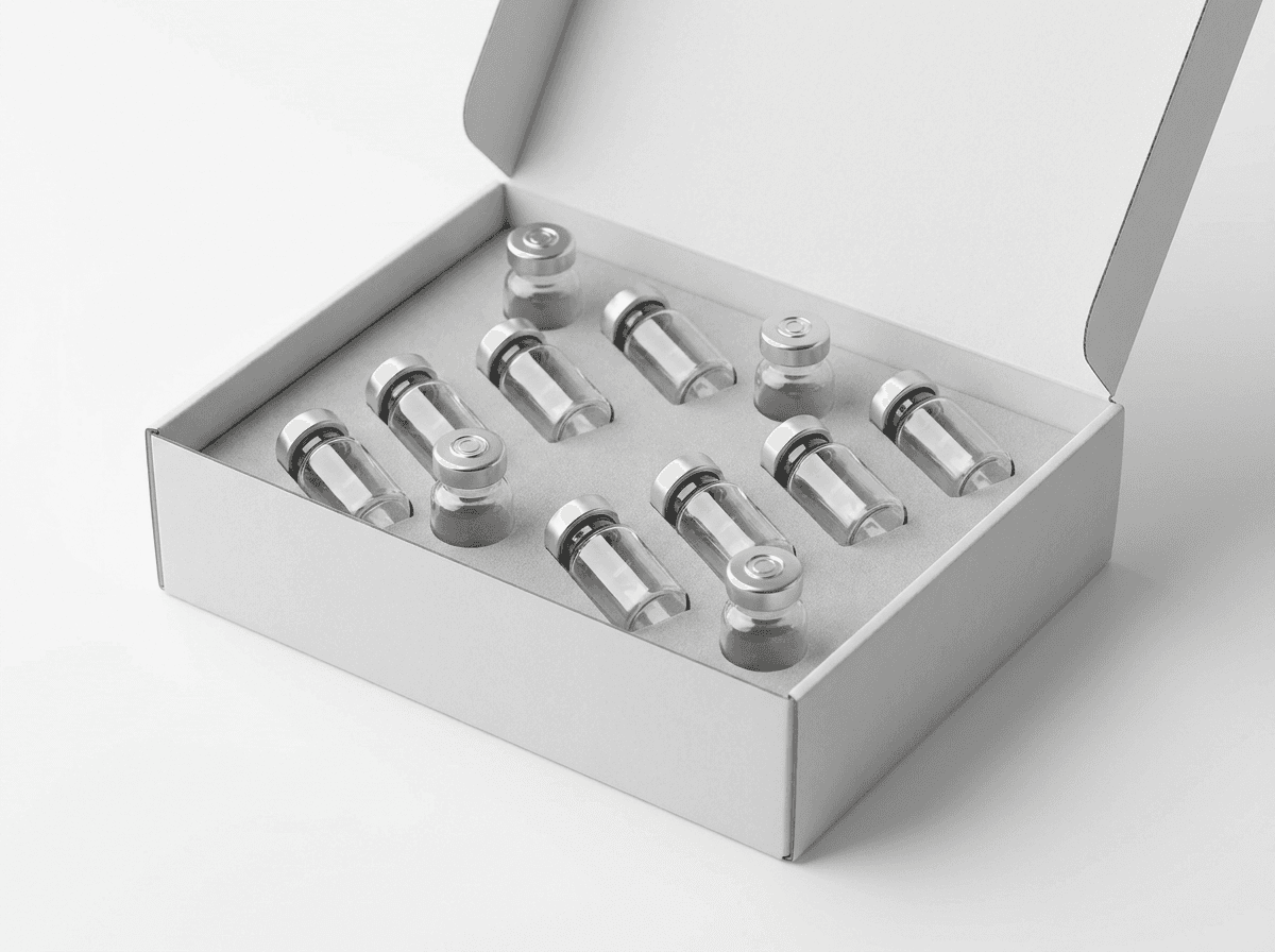 Retatrutide research peptide vial