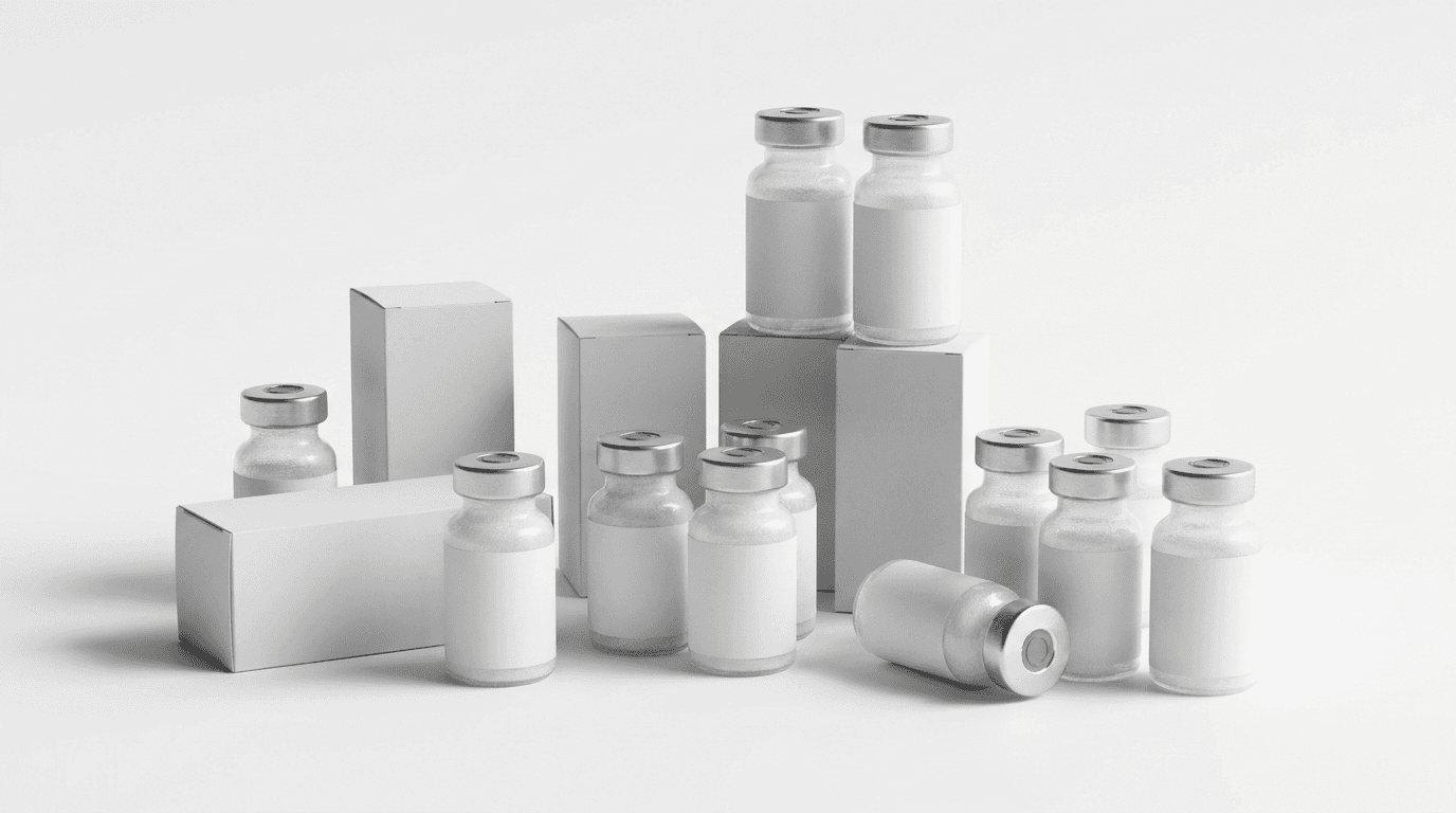 White-label OEM peptide packaging